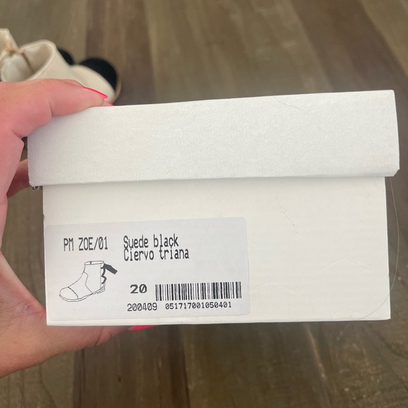 Petite mason kids cream and black boots size 5 - Picture 7 of 10